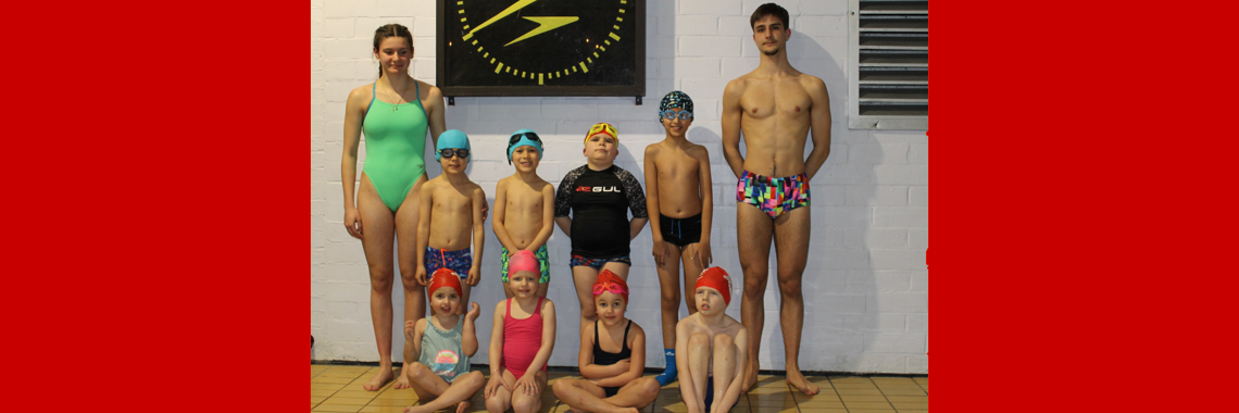 Ecole de natation : bonnets rouges groupe 1