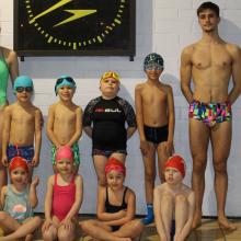 Ecole de natation : bonnets rouges groupe 1