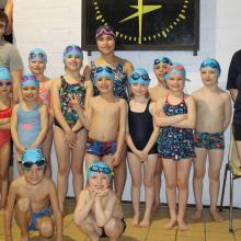 Ecole de natation : bonnets bleus groupe 2